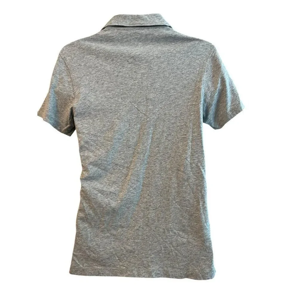 J Crew Mercantile Broken In Mens XS Light Gray Polo Shirt Chest Pocket - Picture 2 of 4